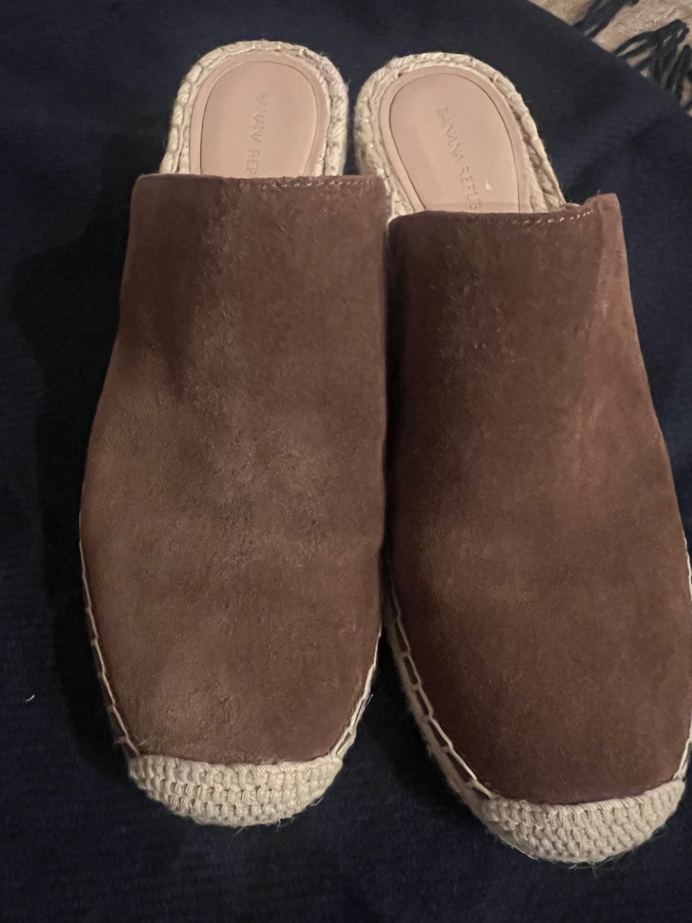 Brown Suede Espadrilles